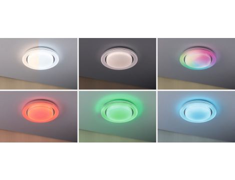 Panel Rainbow Dynamic 38,5W RGB Zmienna Biel Biały/chrom - 4