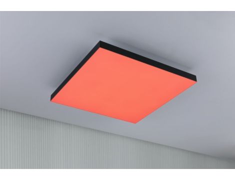 Plafoniera VELORA LED RGBW DIM Rainbow 19W 16900lm + pilot 450x450mm 3000-6500K 230V czarny / metal - 8