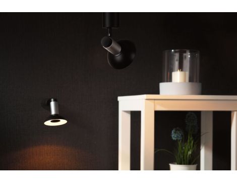 Oprawa ścienno-sufitowa RUNA GU10 max.1x20W 230V czarny / antracyt / metal - 4