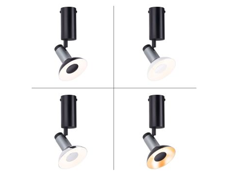 Oprawa ścienno-sufitowa RUNA GU10 max.1x20W 230V czarny / antracyt / metal - 3