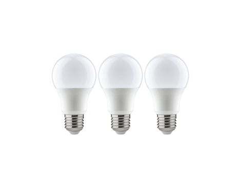 Źródło światła LED AGL E27 zestaw 3 szt x 8W 3x806lm 230V 2700K / opal / torzywo sztuczne