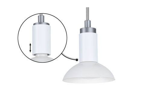 Lampa wisząca RUNA GU10 max.1x20W 230V biały / szary / metal - 4
