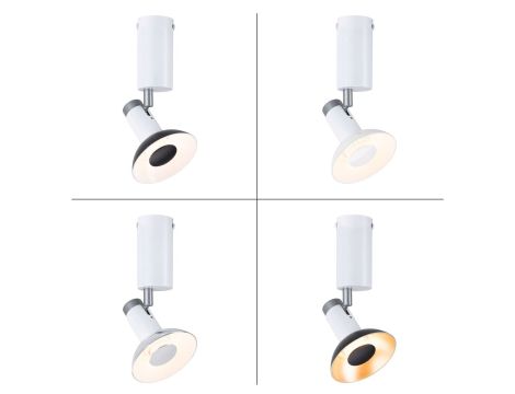 Oprawa ścienno-sufitowa RUNA GU10 max.1x20W 230V biały / szary / metal - 3