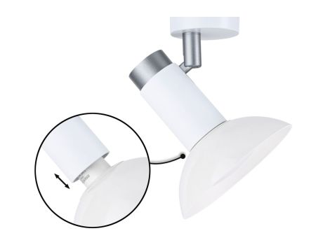 Oprawa ścienno-sufitowa RUNA GU10 max.1x20W 230V biały / szary / metal - 4