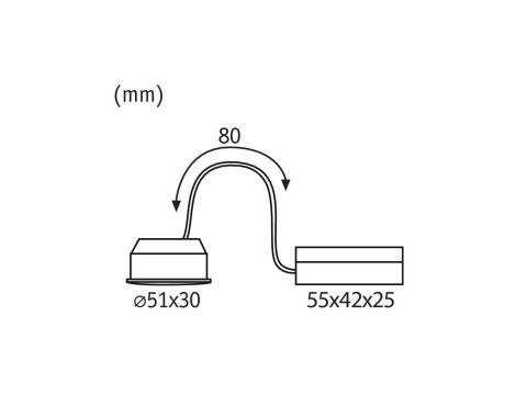 Źródło światła NOVA COIN LED 3-STEP DIM 6W 530lm 50mm 4000K 230V satyna / tworzywo sztuczne - 2