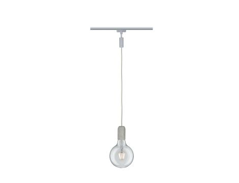 Adapter uniwersalny URail do lamp wiszących max. 50W 230V chrom matowy / metal / tworzywo sztuczne - 3