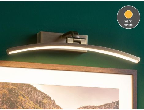 Oprawa ścienna BENTO LED 8.5W 480lm 400mm 3000K 230V mosiądz antyczny - 3