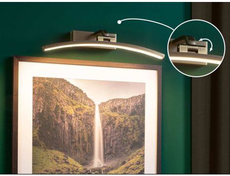 Oprawa ścienna BENTO LED 8.5W 480lm 400mm 3000K 230V mosiądz antyczny - 6