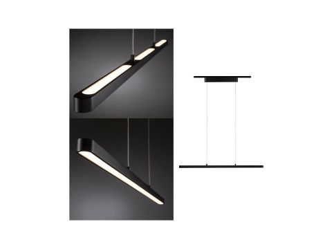 Lampa wisząca URail LENTO LED DIM 41W 1800lm 2700K 230V czarny / aluminium - 3