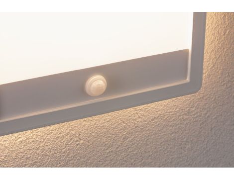 Plafoniera LAMINA LED 14.5W kwadratowa PIR 3000K IP44 230V biały / tworzywo sztuczne - 4