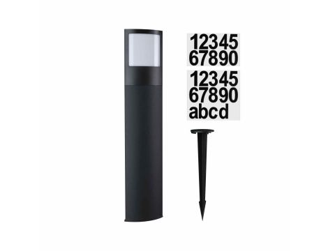 Oprawa ogrodowa PADEA LED 8.5W 700lm 3000K PIR IP44 230V antracyt / tworzywo sztuczne - 5