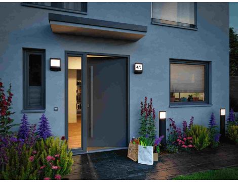 Oprawa ogrodowa PADEA LED 8.5W 700lm 3000K PIR IP44 230V antracyt / tworzywo sztuczne - 3