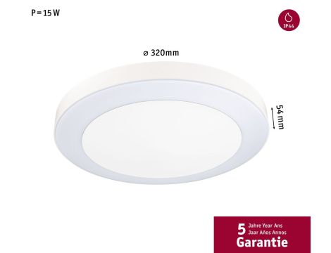 Plafoniera CIRCULA 14W 3000K IP44 230V biały / tworzywo sztuczne - 3