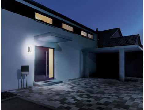 Oprawa elewacyjna z czujnikiem ruchu i zmierzchu STEINEL L30 S PIR max.60W E27 IP44 230V antracyt / tworzywo sztuczne - 3