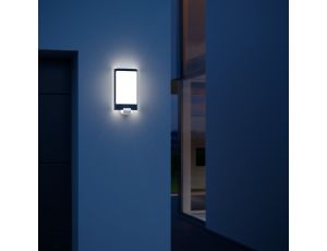 oprawa elewacyjna z czujnikiem ruchu i zmierzchu Steinel L 240 S PIR 9,3W LED 946lm 3000K IP44 IK07 230V antracyt / stal nierdzewna - image 2