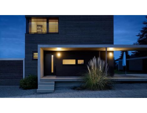 oprawa elewacyjna z czujnikiem ruchu i zmierzchu Steinel L 240 S PIR 9,3W LED 946lm 3000K IP44 IK07 230V antracyt / stal nierdzewna - 3