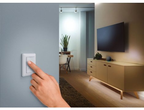 Przełącznikścienny SH Zigbee 3.0 DIM ON/OFF  biały / tworzywo sztuczne - 4