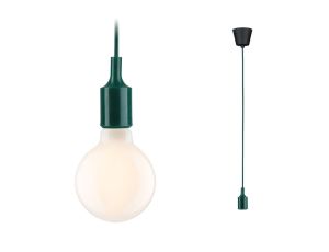 Lampa wisząca KETIL Neordic E27 max. 60W IP20 230V zielony / tworzywo sztuczne