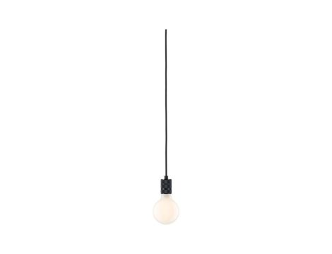 Lampa wisząca z wyłącznikiem TILLA Neordic E27 max. 20W IP20 230V czarny / metal - 2