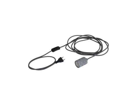 Lampa wisząca z wyłącznikiem TILLA Neordic E27 max. 20W IP20 230V aluminium / metal - 4