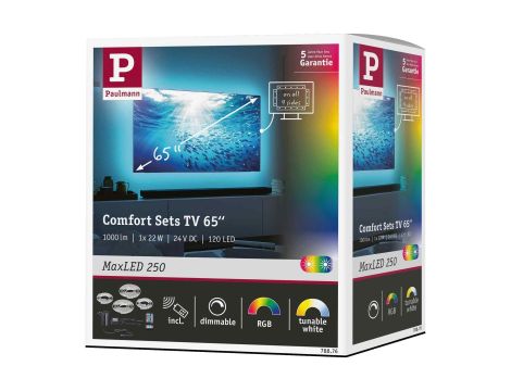 Zestaw taśma LED TV65 cali MaxLED 250 RGBW+ 22W 430cm 230/24V - 7