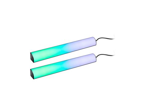 Listwa LED zestaw 2x30cm LIGHTBAR DYNAMIC RGB z pilotem 2x0,6W 230W / 5V DC - 8