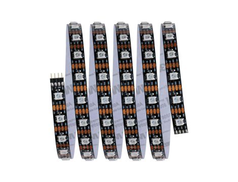 Kompletny zestaw taśma DYNAMIC LED RGB+ 3W 1,5M IP20 60LED/m  5VA 230V/12V DC biały / tworzywo sztuczne - 4