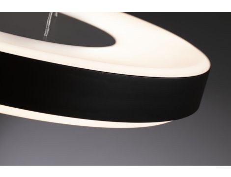 Lampa wisząca PURIC PANE LED 22W 400 mm 3-STEP DIM 230V czarno- szary / metal / tworzywo sztuczne - 4