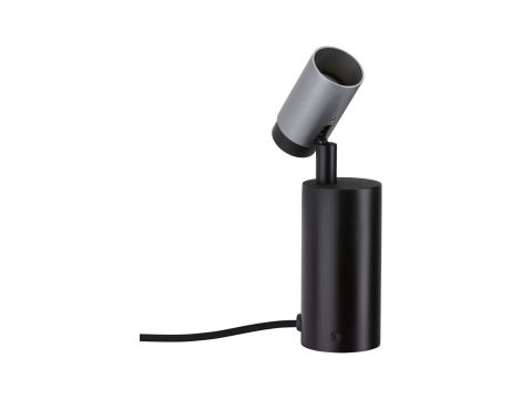 Lampa stołowa RUNA GU10 max.1x20W 230V czarny / antracyt / metal