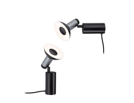 Lampa stołowa RUNA GU10 max.1x20W 230V czarny / antracyt / metal - 3