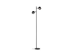 Lampa podłogowa PURIC PANE LED 2x3W 3-STEP DIM 2300lm 2700K 230V czarny / metal / tworzywo sztuczne