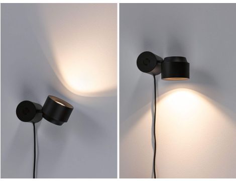 Lampa ścienno / stołowa PURIC PANE LED 3W 3-STEP DIM 300lm 2700K 230V czarny / metal - 3