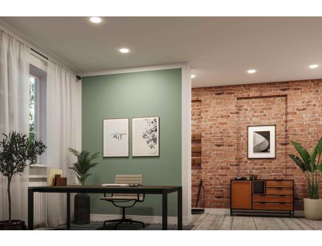 Panel podtynkowy VELUNA VariFit DIM SH Zigbee 18W 200mm 1400lm 3000-6500K IP44  230V biały / tworzywo sztuczne - 9