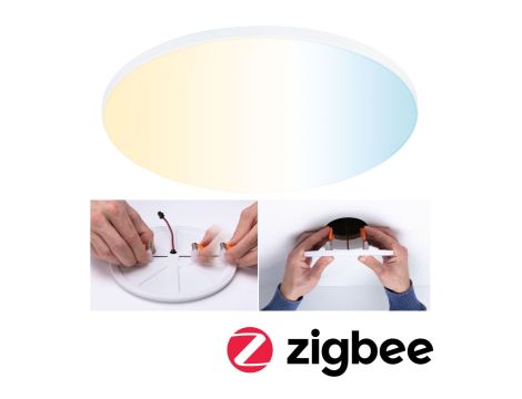 Panel podtynkowy VELUNA VariFit DIM SH Zigbee 18W 200mm 1400lm 3000-6500K IP44  230V biały / tworzywo sztuczne - 3