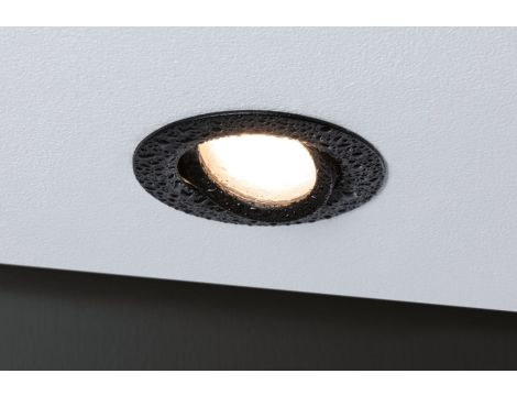 Oprawa do wbudowania NOVA PLUS COIN LED DIM wychylna zestaw 3x6W 470lm 93mm 2700K IP65 230V czarny matowy - 3