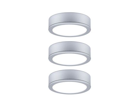 Oprawa podszafkowa PUKK LED 3x3,5W IP20 2700K 230V chrom matowy / tworzywo sztuczne