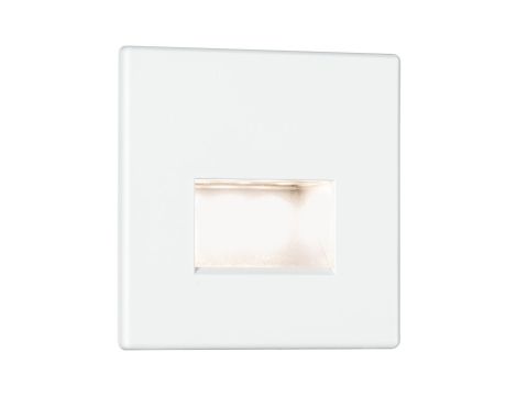 Oprawa przyschodowa EDGE LED kwadrat 1x1,2W 50lm 2700K 230V biały matowy / tworzywo sztuczne