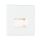 Oprawa przyschodowa EDGE LED kwadrat 1x1,2W 50lm 2700K 230V biały matowy / tworzywo sztuczne