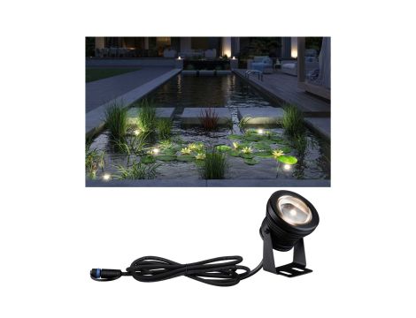 Oprawa do oczka wodnego Plug & Shine POOL SPOT 5W 3000K 440lm IP68 24V czarny /  aluminium - 4