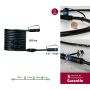 Przewód połączeniowy Plug & Shine 5m 1in-4out IP68 24V czarny / tworzywo sztuczne - 4