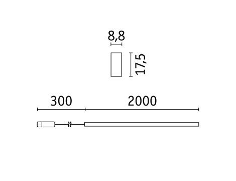 Taśma zewnętrzna LED Plug & Shine DIM 12W 2m 3000K IP68 24V biały - 10