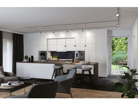 Reflektor na szynoprzewód URail Spot Capsule II 6W DIM 4000K 230V chrom mat / chrom - 3