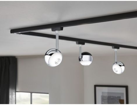 Oprawa oświetleniowa URail Capsule II 6W DIM 4000K czarny mat/chrom 230V - 5