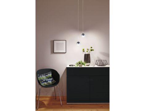 Oprawa zwieszana URail Capsule II 6W DIM 4000K 230V czarny matowy / chrom - 4