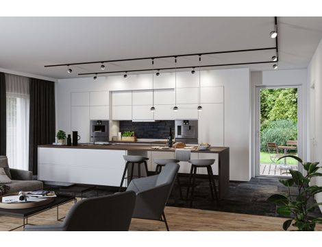 Oprawa zwieszana URail Capsule II 6W DIM 4000K 230V czarny matowy / chrom - 5