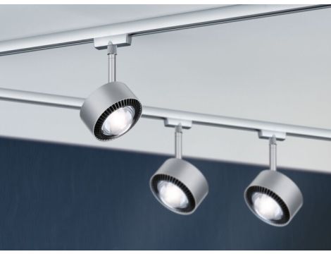 Reflektor na szynoprzewód URail ALDAN 9W DIM 533lm 4000K 230V  chrom matowy / czarny / metal - 4