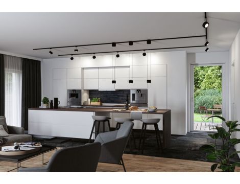 Oprawa zwieszana URail Aldan 13W DIM 4000K 230V czarny matowy / czarny - 6