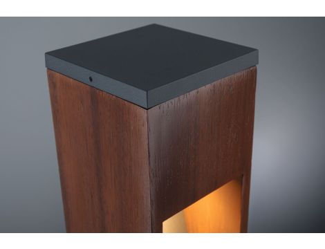 Oprawa ogrodowa TRABIA 40cm GU10 3.5W 230lm 3000K IP44 230V drewno - 3