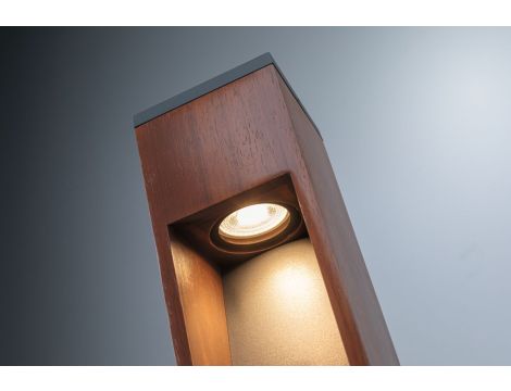 Oprawa ogrodowa TRABIA 40cm GU10 3.5W 230lm 3000K IP44 230V drewno - 4