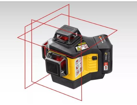Laser wieloliniowy LAX 600, system 12 V, zestaw 7-częściowy, z akumulatorem i ładowarką - 2